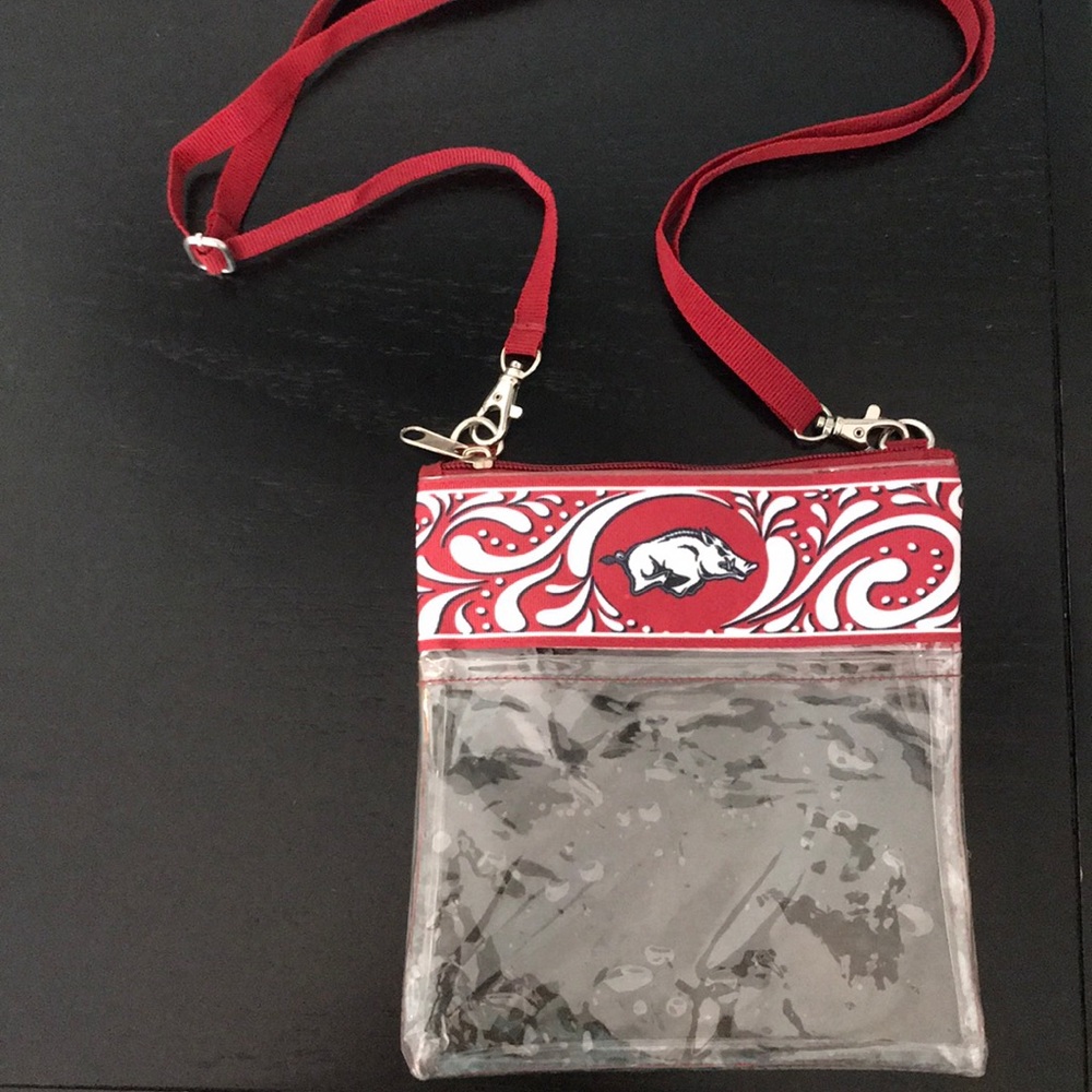 Arkansas cleat game day purse!